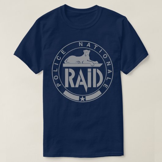 T-shirt Unité de police française RAID (Design devant)
