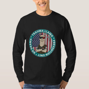 T-shirt Unité de prévention de traumatologie drôle de lama