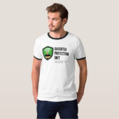 T-shirt Unité de protection de fille Papa Design drôle (Devant entier)