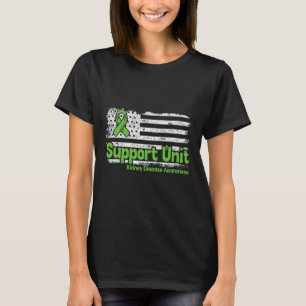 T-shirt Unité de soutien aux maladies Indicateur Sensibili