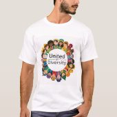 T-shirt Unité inclusive | Unis dans la diversité (Devant)