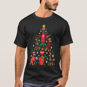 T-shirt Unité K9 Dobermann Noël Chien