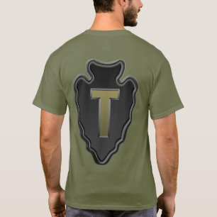 T-shirt unité militaire américaine masculine perso