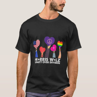 T-shirt Unité sur division Harris 2024 Wheimer 2024 Vote