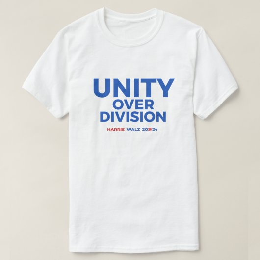 T-shirt Unité sur division - Harris Walz 2024 (Design devant)