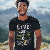 T-shirt Unite With Love : Embrassez le message