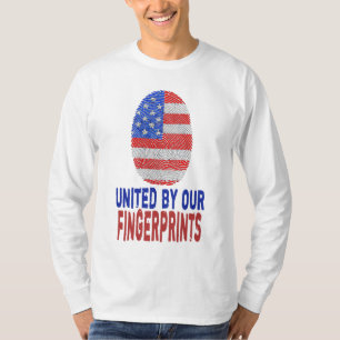 T-shirt United by Our FingerPrints