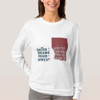 T-shirt United Dreams Proud Hearts blanc