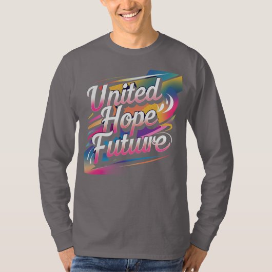 T-shirt United Hope Future – Conception Vibrante & Optimi (Devant)