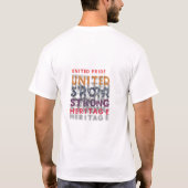 T-shirt "United Pride Strong Heritage" (Dos)