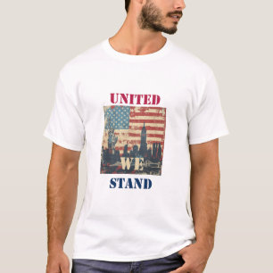 T-shirt United We Stand - American Patriotic Design
