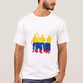 T-shirt Unités militaires de Colombie (Devant)