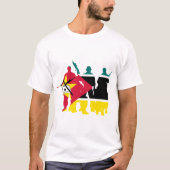 T-shirt Unités militaires du Mozambique (Devant)