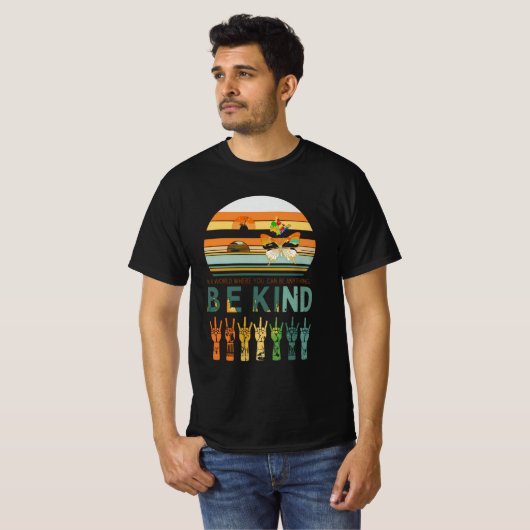 T-shirt Unity Day Orange Be Kind Leopard Heart Anti Bullyi (Devant entier)