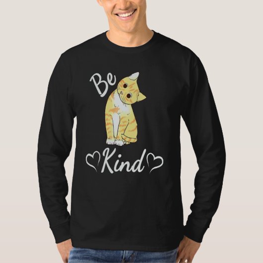 T-shirt Unity Day Orange Cat Anti Bullying Be Kind (Devant)