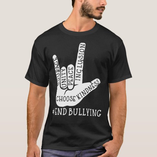 T-shirt Unity Day Orange End Bullying Choose Kindness And (Devant)