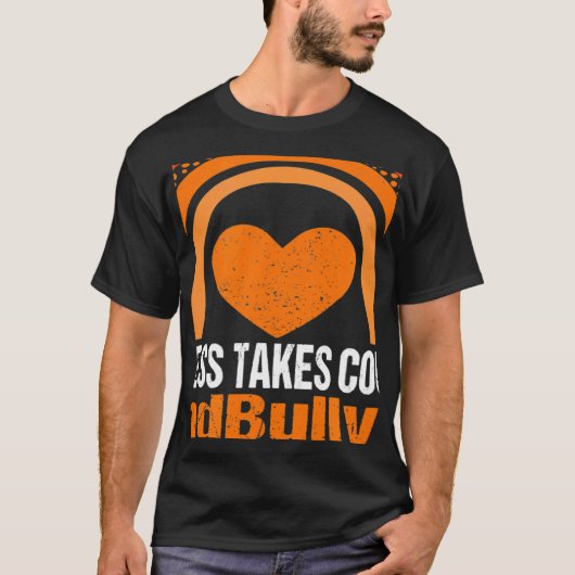 T-shirt Unity Day Orange Kindness Takes Courage End Bullyi (Devant)