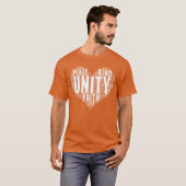 T-shirt Unity Wordcloud Be Kind Stop Bulling Unity Day (Devant entier)