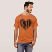 T-shirt Unity Wordcloud Be Kind Stop Bulling Unity Day (Devant entier)