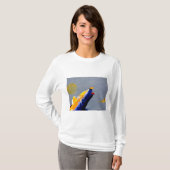 T-shirt univers abstrait (Devant entier)