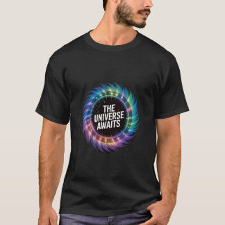 T-shirt Univers Attend Design Galactique Cosmique pour Ast