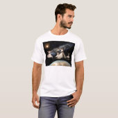 T-shirt Univers de tourbillonnement (Devant entier)