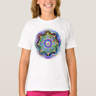 T-shirt Univers Mandala Couleurs Psychédéliques