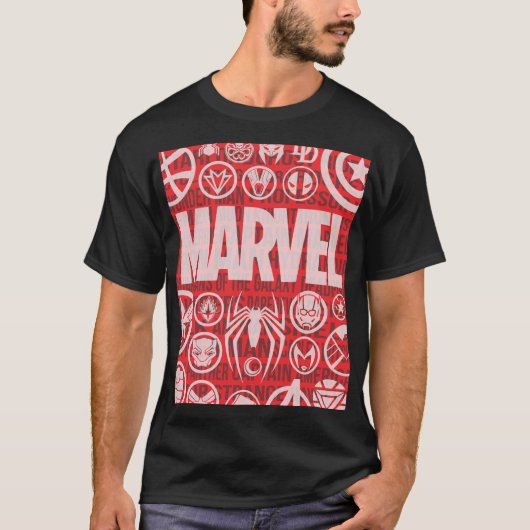 T-SHIRT UNIVERS MARVEL (Devant)