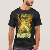 T-shirt Universal Monsters Artist Series Frankenstein Post (Devant)