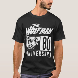 T-shirt Universal Monsters Artist Serieshe Wolfman 80 Anni
