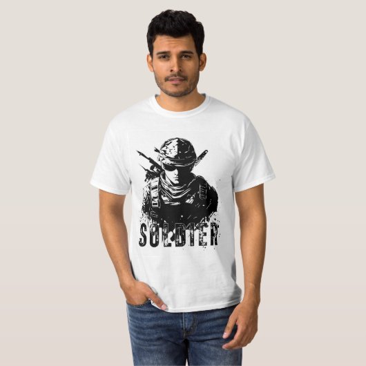 T-Shirt universele soldaat (Voorkant volledig)