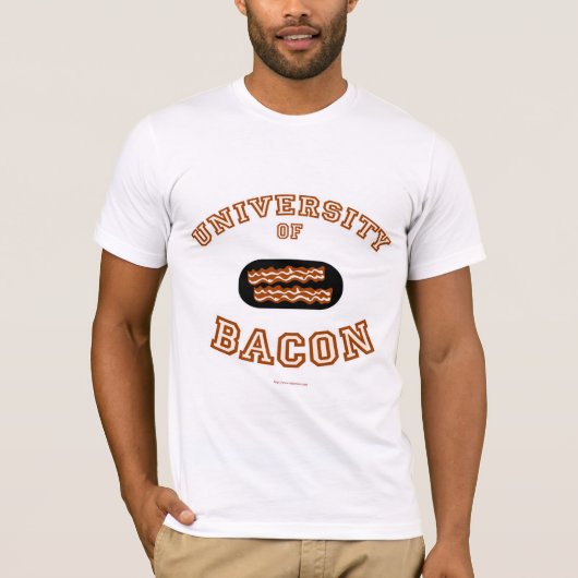 T-shirt Université Bacon (Devant)