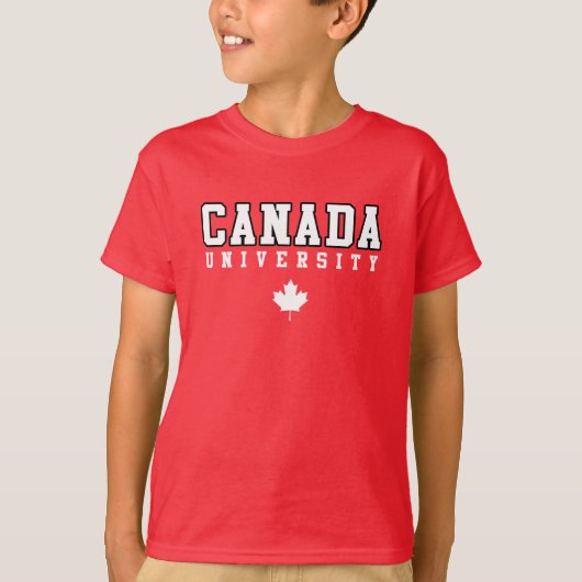 T-shirt Université Canada (Devant)