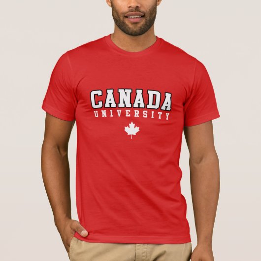 T-shirt Université Canada (Devant)