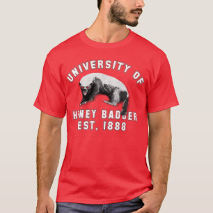T-shirt Université de blaireau de miel