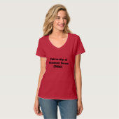 T-shirt Université de Common Sense | Drôle | (Devant entier)