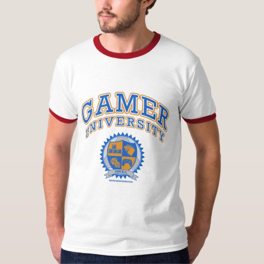 T-shirt Université de Gamer (Devant)