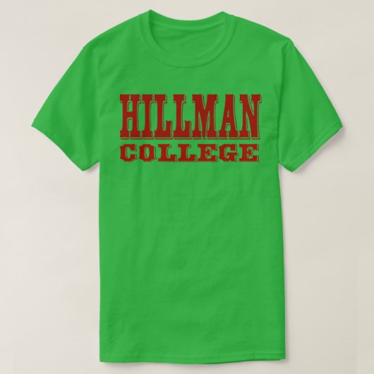 T-shirt Université de Hillman (Design devant)