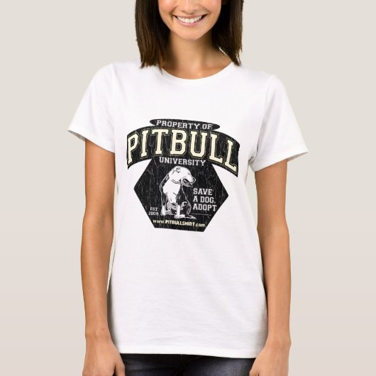 T-shirt Université de PITBULL (Devant)