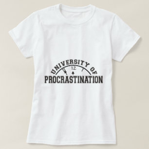 T-shirt Université de temporisation