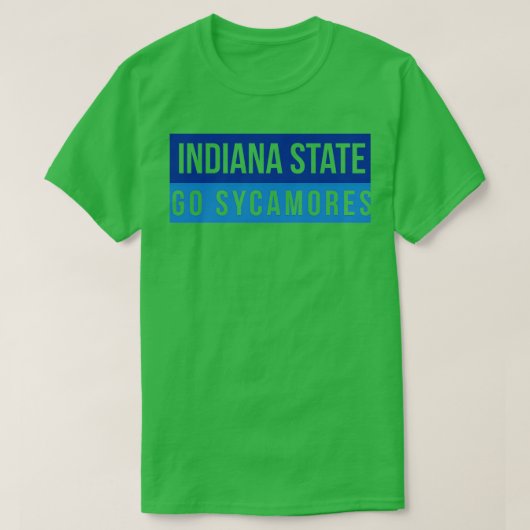 T-shirt Université d'État de l'Indiana (Design devant)