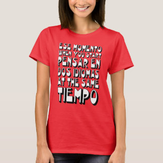 T-shirt Université espagnole d'université d'orateurs et