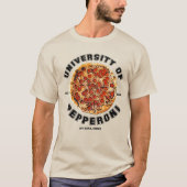 T-shirt Université Pepperoni Pizza Shirt (Devant)
