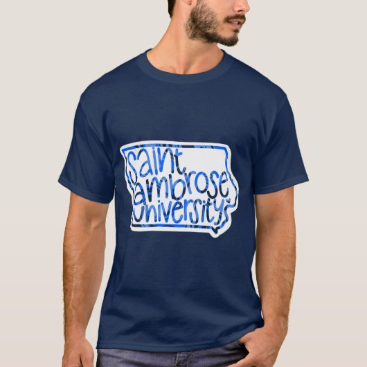 T-shirt Université Saint Ambrose (Devant)