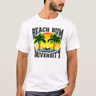 T-shirt Université sans valeur de plage
