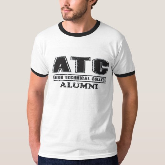 T-shirt Université technique amish (Devant)