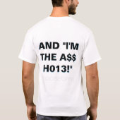 T-SHIRT UNIVERSITIE$ A ÉTÉ PAYÉ ! (Dos)