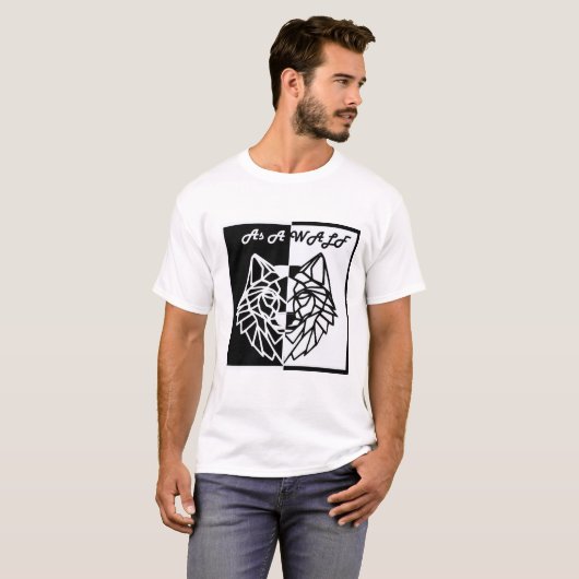 T-shirt Unleash the Wild Within: Strong as Wolf (Devant entier)