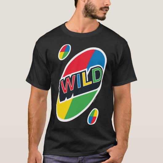 T-shirt Uno - Carte Wild (Devant)