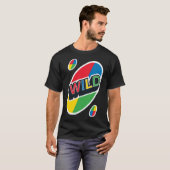 T-shirt Uno - Carte Wild (Devant entier)